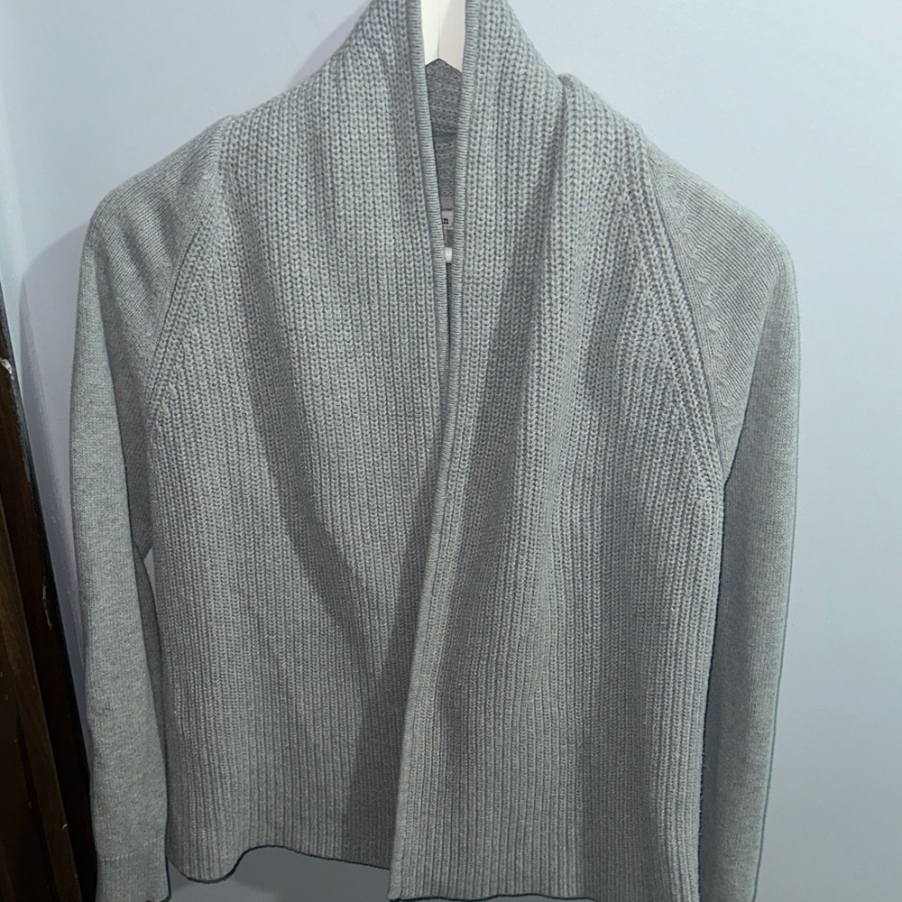L.L. Bean Light Gray Knit Sweater